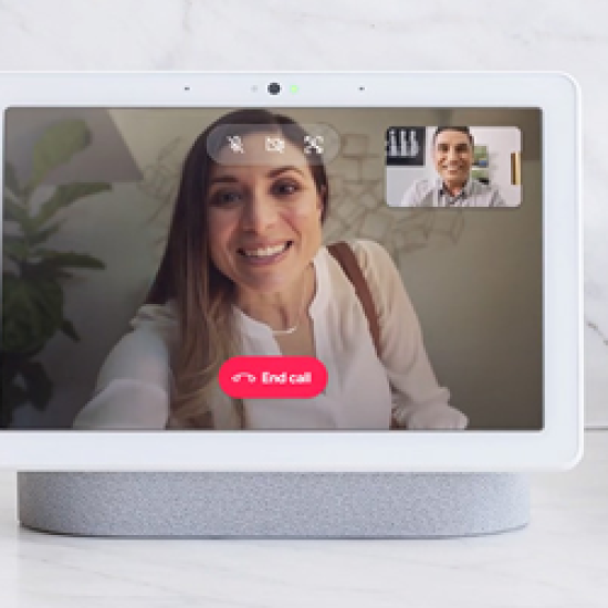 Google Nest Hub 7-Inch Aqua Device with Google Assistant